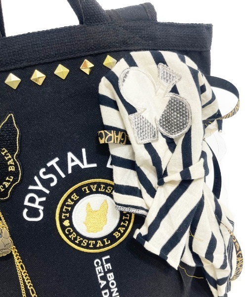 CRYSTAL BALL(クリスタルボール)の「【1点物】Atelier made Bag(バックパック/リュック・レディース・ブラック・FREE)」の5枚目の写真