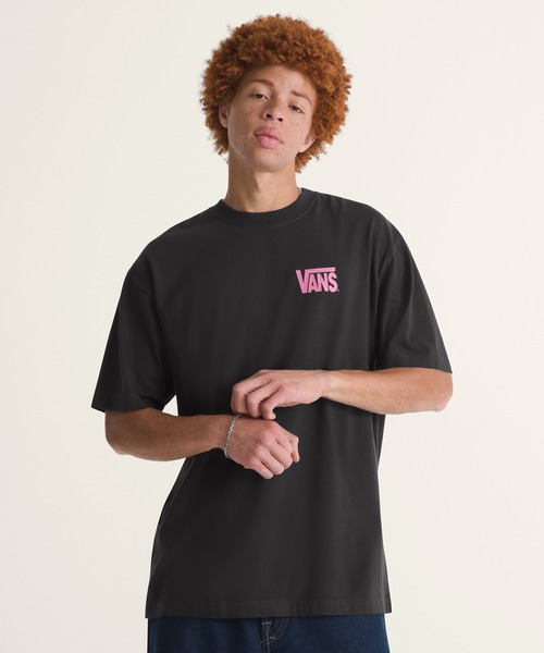 VANS（バンズ）の「SANO Tシャツ / Sano SS Tee Black VN000SRBBLK1（Tシャツ/カットソー・メンズ・ブラック・MEDIUM/LARGE）」の2枚目の写真