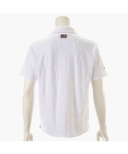 BRIEFING(ブリーフィング)の「CR MEN’S PILE TREE JQ SKIPPER SHIRT(リラックスフィット)(ゴルフグッズ・メンズ・グリーン系その他2/ホワイト・M/L)」の9枚目の写真