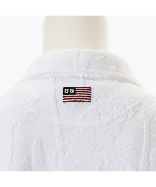 BRIEFING(ブリーフィング)の「CR MEN’S PILE TREE JQ SKIPPER SHIRT(リラックスフィット)(ゴルフグッズ・メンズ・グリーン系その他2/ホワイト・M/L)」の8枚目の写真