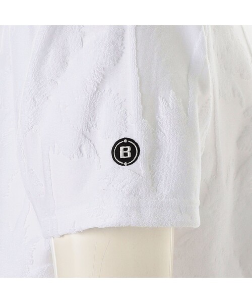 BRIEFING(ブリーフィング)の「CR MEN’S PILE TREE JQ SKIPPER SHIRT(リラックスフィット)(ゴルフグッズ・メンズ・グリーン系その他2/ホワイト・M/L)」の4枚目の写真