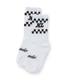 XLARGE KIDS | XLチェッカーリブクルーソックス(ソックス/靴下)
