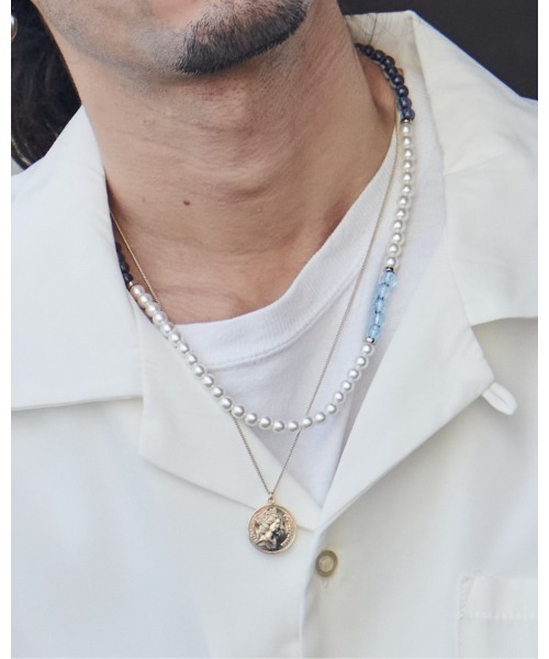 DOUBLE STEAL(ダブルスティール)の「コインデザインネックレス(ネックレス・メンズ・ゴールド・FREE)」の2枚目の写真