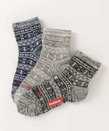 NANO universe | HEALTHKNIT/ジャガードソックス 3足セット(ソックス/靴下)