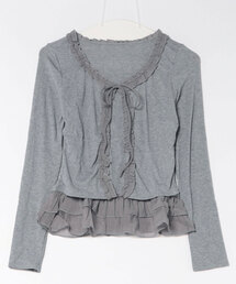 26aw レース付きトップス