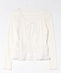 26aw レース付きトップス