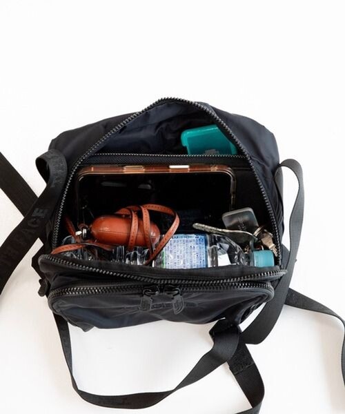 THE NORTH FACE PURPLE LABEL（ザ ノースフェイス パープルレーベル）の「【THE NORTH FACE PURPLE LABEL/ザ・ノース・フェイス パープルレーベル】CORDURA Nylon Shoulder Bag/コーデュラ ナイロン ショルダーバッグ/軽量/通勤/2WAY/肩掛け/斜め掛け（ショルダーバッグ・レディース・グレー/ブラック・FREE）」の7枚目の写真
