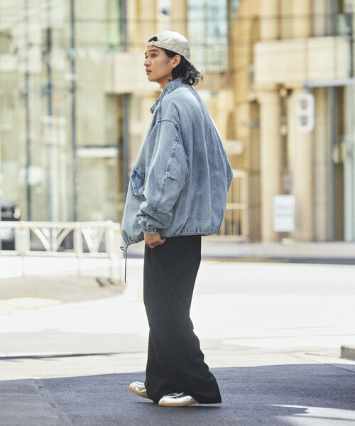 FREAK'S STORE(フリークスストア)の「フェード加工 3WAY M-65 ライナーセット ショートモッズコート/ブルゾン&キルティングライナーセット(モッズコート・メンズ・ブラック/ブラウン/オリーブ/サックスブルー・SMALL/MEDIUM/LARGE)」の7枚目の写真