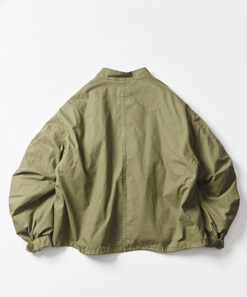 FREAK'S STORE(フリークスストア)の「フェード加工 3WAY M-65 ライナーセット ショートモッズコート/ブルゾン&キルティングライナーセット(モッズコート・メンズ・ブラック/ブラウン/オリーブ/サックスブルー・SMALL/MEDIUM/LARGE)」の20枚目の写真