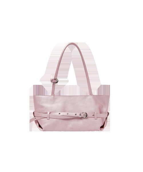 mur（ミュール）の「Lizzy Belted Boat Bag (8color)（ショルダーバッグ・レディース・ダークブラウン系/バーガンディー/ライトブルー/Cream/ピンク系その他/ブラック/ベージュ/ダークブラウン・ONE）」の7枚目の写真