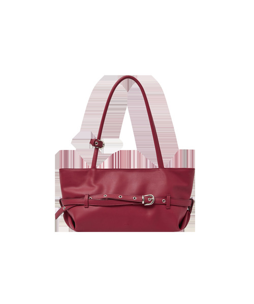 mur（ミュール）の「Lizzy Belted Boat Bag (8color)（ショルダーバッグ・レディース・ダークブラウン系/バーガンディー/ライトブルー/Cream/ピンク系その他/ブラック/ベージュ/ダークブラウン・ONE）」の8枚目の写真
