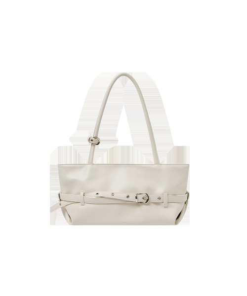 mur（ミュール）の「Lizzy Belted Boat Bag (8color)（ショルダーバッグ・レディース・ダークブラウン系/バーガンディー/ライトブルー/Cream/ピンク系その他/ブラック/ベージュ/ダークブラウン・ONE）」の6枚目の写真