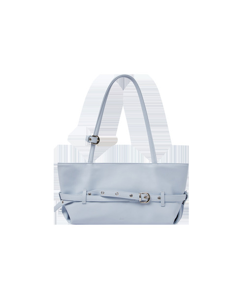 mur（ミュール）の「Lizzy Belted Boat Bag (8color)（ショルダーバッグ・レディース・ダークブラウン系/バーガンディー/ライトブルー/Cream/ピンク系その他/ブラック/ベージュ/ダークブラウン・ONE）」の5枚目の写真