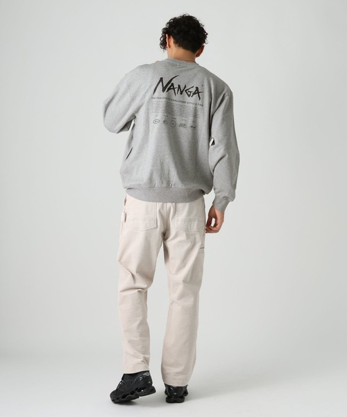 NANGA（ナンガ）の「【NANGA Mt.&Sea】NANGAスウェットプルオーバー（スウェット・メンズ・ブラウン/ブラック/グレー・LARGE/MEDIUM）」の7枚目の写真