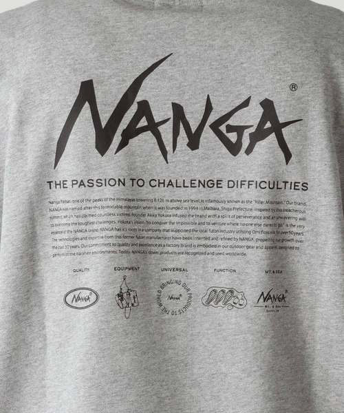 NANGA（ナンガ）の「【NANGA Mt.&Sea】NANGAスウェットプルオーバー（スウェット・メンズ・ブラウン/ブラック/グレー・LARGE/MEDIUM）」の13枚目の写真