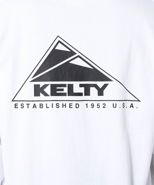 KELTY(ケルティ)の「KELTY別注ロングスリーブTシャツ(Tシャツ/カットソー・メンズ・ライトグレー/ブラック/ホワイト・L/M)」の16枚目の写真