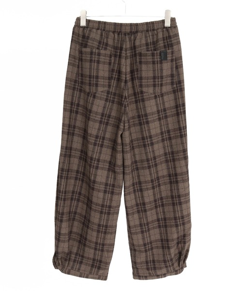 CAMBIO（カンビオ）の「mp15392-Wool Check Wide Tuck Balloon Pants ワイドタックバルーンパンツ(PF-262-022)（その他パンツ・メンズ・ベージュ/チャコール・L/M）」の16枚目の写真