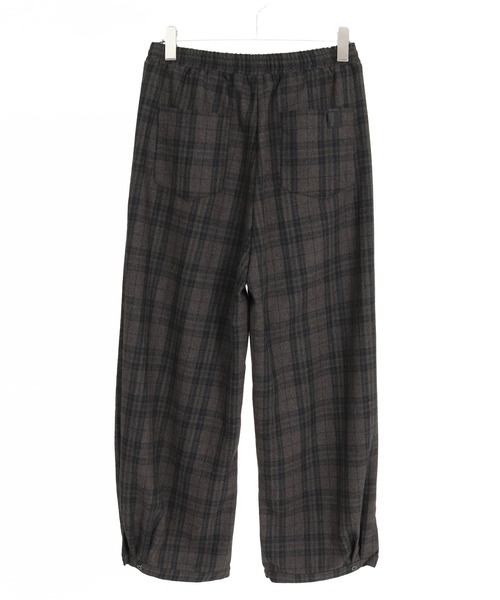 CAMBIO（カンビオ）の「mp15392-Wool Check Wide Tuck Balloon Pants ワイドタックバルーンパンツ(PF-262-022)（その他パンツ・メンズ・ベージュ/チャコール・L/M）」の19枚目の写真