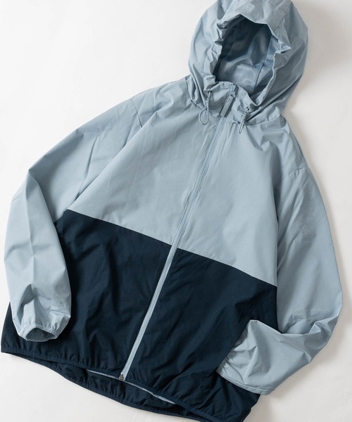 JOHN'S CLOSET(ジョンズクローゼット)の「【19】ALLWETHER-TEX 裏メッシュ ライトマウンテンパーカー 撥水/防風/防花粉/レディース(マウンテンパーカー・レディース・ブルー系その他/ネイビー/オフホワイト/サックスブルー/ホワイト系その他/ブラック・MEDIUM/LARGE)」の6枚目の写真