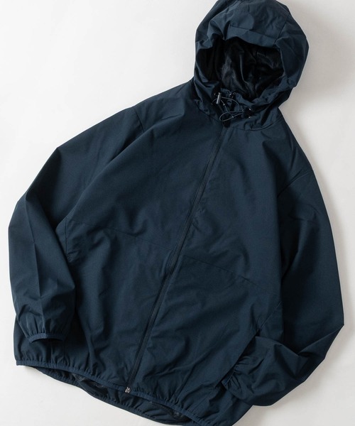JOHN'S CLOSET(ジョンズクローゼット)の「【19】ALLWETHER-TEX 裏メッシュ ライトマウンテンパーカー 撥水/防風/防花粉/レディース(マウンテンパーカー・レディース・ブルー系その他/ネイビー/オフホワイト/サックスブルー/ホワイト系その他/ブラック・MEDIUM/LARGE)」の4枚目の写真