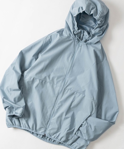 JOHN'S CLOSET(ジョンズクローゼット)の「【19】ALLWETHER-TEX 裏メッシュ ライトマウンテンパーカー 撥水/防風/防花粉/レディース(マウンテンパーカー・レディース・ブルー系その他/ネイビー/オフホワイト/サックスブルー/ホワイト系その他/ブラック・MEDIUM/LARGE)」の5枚目の写真