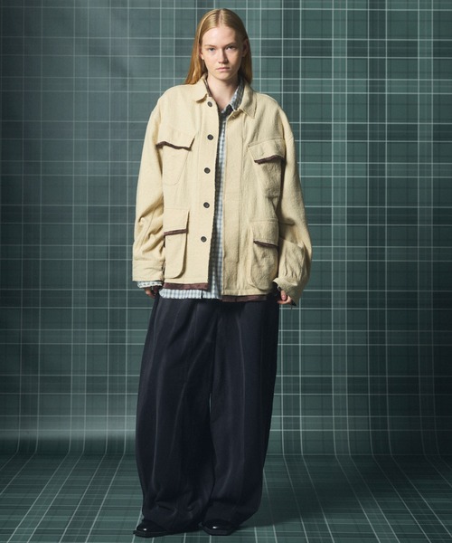 MAISON SPECIAL(メゾンスペシャル)の「《UNISEX》デストロイダメージプライムオーバーコットンネルウエスタンシャツ/Destroy Damage Prime-Over Cotton Flannel Western Shirt【MAISON SPECIAL/メゾンスペシャル】(シャツ/ブラウス・メンズ・ブルー/グリーン/ネイビー・0/1/2)」の7枚目の写真