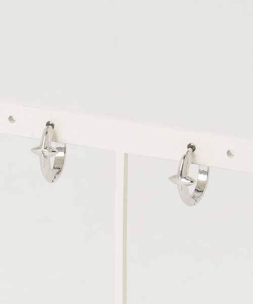 tunee(チュニー)の「【466956】シルバークロスフープピアス6点セット(RZ)(ピアス(両耳用)・レディース・シルバー・FREE)」の10枚目の写真