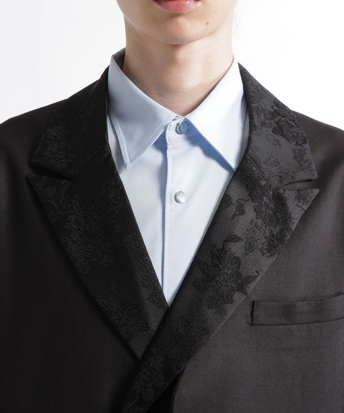 HARE(ハレ)の「キリカエレイヤードジャケット(HARE)(テーラードジャケット・メンズ・ブラック/ブルー・SMALL/MEDIUM)」の21枚目の写真