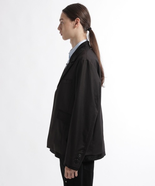 HARE(ハレ)の「キリカエレイヤードジャケット(HARE)(テーラードジャケット・メンズ・ブラック/ブルー・SMALL/MEDIUM)」の18枚目の写真