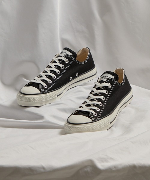CONVERSE(コンバース)の「【CONVERSE】CANVAS ALL STAR J OX(スニーカー・メンズ・ホワイト/ナチュラル/ブラック・7.5/7/6.5/9.5/9/8.5/8)」の2枚目の写真