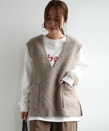 リバーシブルプルオーバーベスト