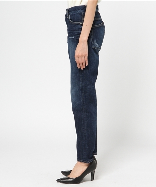 FRAMeWORK（フレームワーク）の「ダメージ デニムパンツ◆（デニムパンツ・レディース・ネイビー/ホワイト・36/38/34/40）」の4枚目の写真