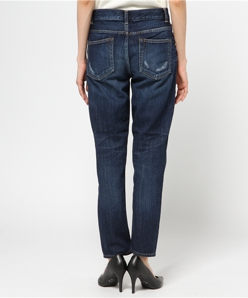 FRAMeWORK（フレームワーク）の「ダメージ デニムパンツ◆（デニムパンツ・レディース・ネイビー/ホワイト・36/38/34/40）」の5枚目の写真