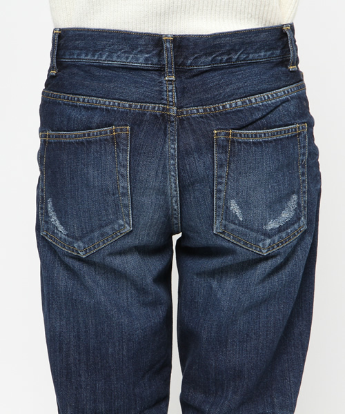 FRAMeWORK（フレームワーク）の「ダメージ デニムパンツ◆（デニムパンツ・レディース・ネイビー/ホワイト・36/38/34/40）」の7枚目の写真
