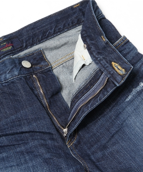 FRAMeWORK（フレームワーク）の「ダメージ デニムパンツ◆（デニムパンツ・レディース・ネイビー/ホワイト・36/38/34/40）」の11枚目の写真