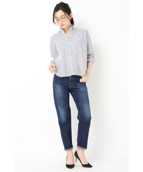 FRAMeWORK（フレームワーク）の「ダメージ デニムパンツ◆（デニムパンツ・レディース・ネイビー/ホワイト・36/38/34/40）」の16枚目の写真