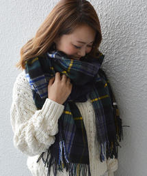Glen Prince | 【一部予約】GLEN PRINCE（グレン プリンス）:タータンチェック ストール ◇(ストール/ショール)