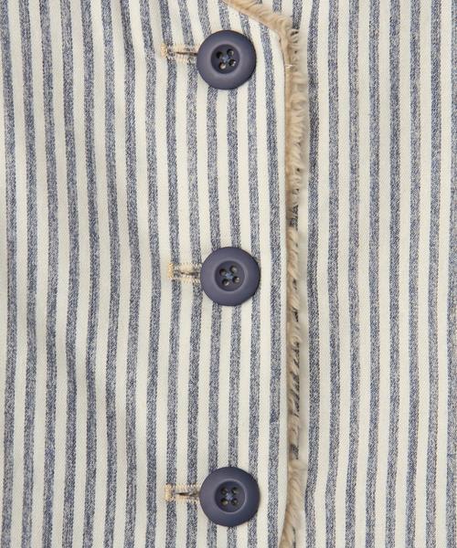 green label relaxing（グリーンレーベルリラクシング）の「ボア ジレ リバーシブル◆（ベスト・キッズ・ナチュラル/ベージュ・95cm/105cm/115cm/125cm）」の9枚目の写真