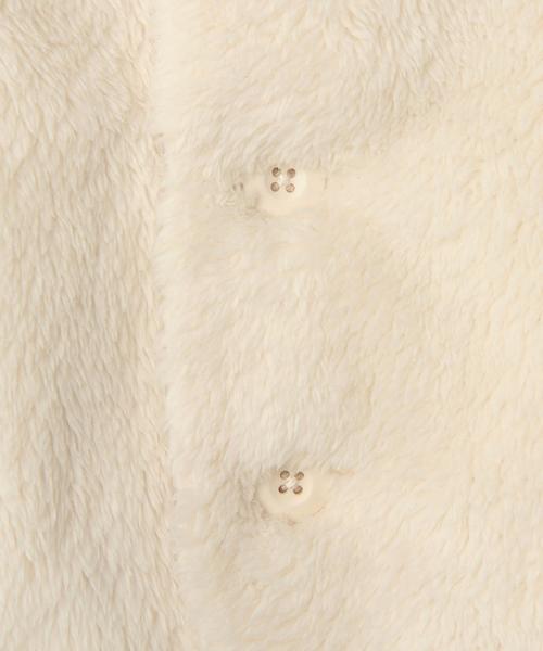 green label relaxing（グリーンレーベルリラクシング）の「ボア ジレ リバーシブル◆（ベスト・キッズ・ナチュラル/ベージュ・95cm/105cm/115cm/125cm）」の7枚目の写真