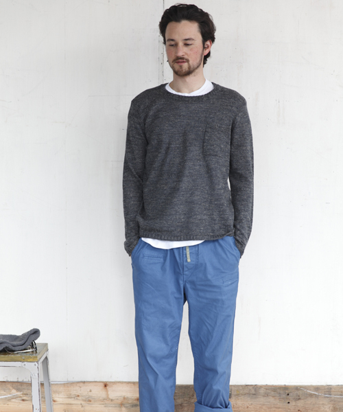 dip（ディップ）の「【dip】ディップ/ ニット（ニット/セーター・メンズ・チャコールグレー/ブルー・SMALL/MEDIUM/LARGE）」の9枚目の写真