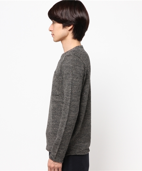 dip（ディップ）の「【dip】ディップ/ ニット（ニット/セーター・メンズ・チャコールグレー/ブルー・SMALL/MEDIUM/LARGE）」の3枚目の写真