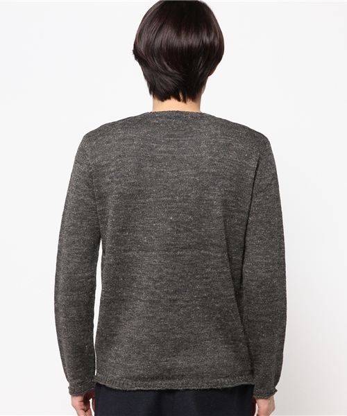 dip（ディップ）の「【dip】ディップ/ ニット（ニット/セーター・メンズ・チャコールグレー/ブルー・SMALL/MEDIUM/LARGE）」の4枚目の写真