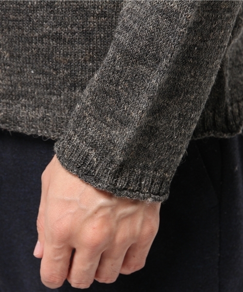 dip（ディップ）の「【dip】ディップ/ ニット（ニット/セーター・メンズ・チャコールグレー/ブルー・SMALL/MEDIUM/LARGE）」の6枚目の写真