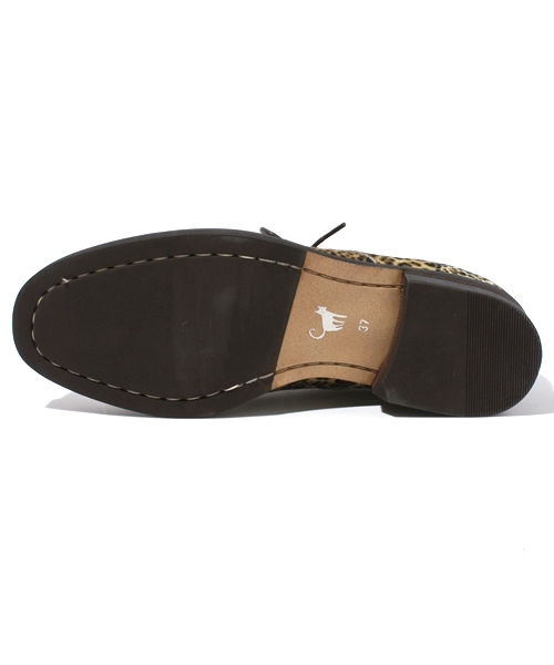 CIAOPANIC（チャオパニック）の「ミリタリーSHOES（L)（ドレスシューズ・レディース・ブラック/レオパード/ブラック系その他・22.5cm/23.5cm/24.5cm）」の4枚目の写真