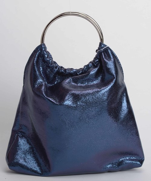 STUDIOUS（ステュディオス）の「【Ctrl freak】メタリックハンドルバッグ   171-120527        0（ショルダーバッグ・レディース・ネイビー/オレンジ/ピンク/シルバー・FREE）」の2枚目の写真