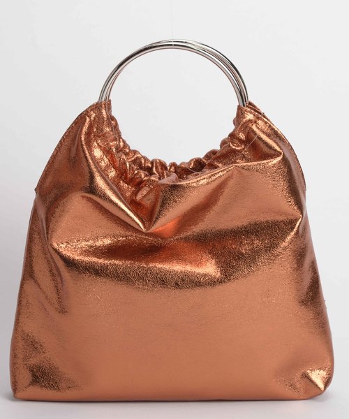 STUDIOUS（ステュディオス）の「【Ctrl freak】メタリックハンドルバッグ   171-120527        0（ショルダーバッグ・レディース・ネイビー/オレンジ/ピンク/シルバー・FREE）」の3枚目の写真