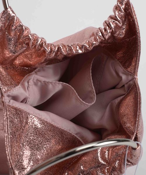 STUDIOUS（ステュディオス）の「【Ctrl freak】メタリックハンドルバッグ   171-120527        0（ショルダーバッグ・レディース・ネイビー/オレンジ/ピンク/シルバー・FREE）」の7枚目の写真