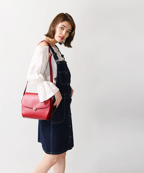 WEGO（ウィゴー）の「WEGO/レトロタイトジャンパースカート（ジャンパースカート・レディース・インディゴブルー/その他1/ダークインディゴブルー・FREE）」の6枚目の写真