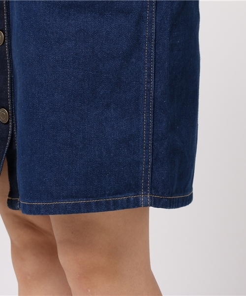 WEGO（ウィゴー）の「WEGO/レトロタイトジャンパースカート（ジャンパースカート・レディース・インディゴブルー/その他1/ダークインディゴブルー・FREE）」の18枚目の写真