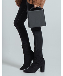 Re:EDIT | ミドル丈ストレッチブーツ(ブーツ)